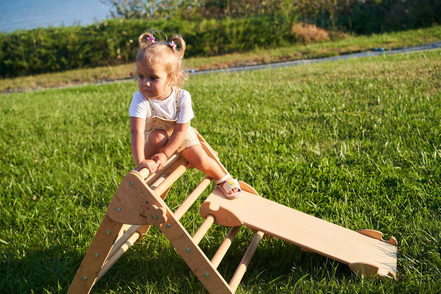 Set de două Climber Pikler Triunghi + Rampă (Mini)