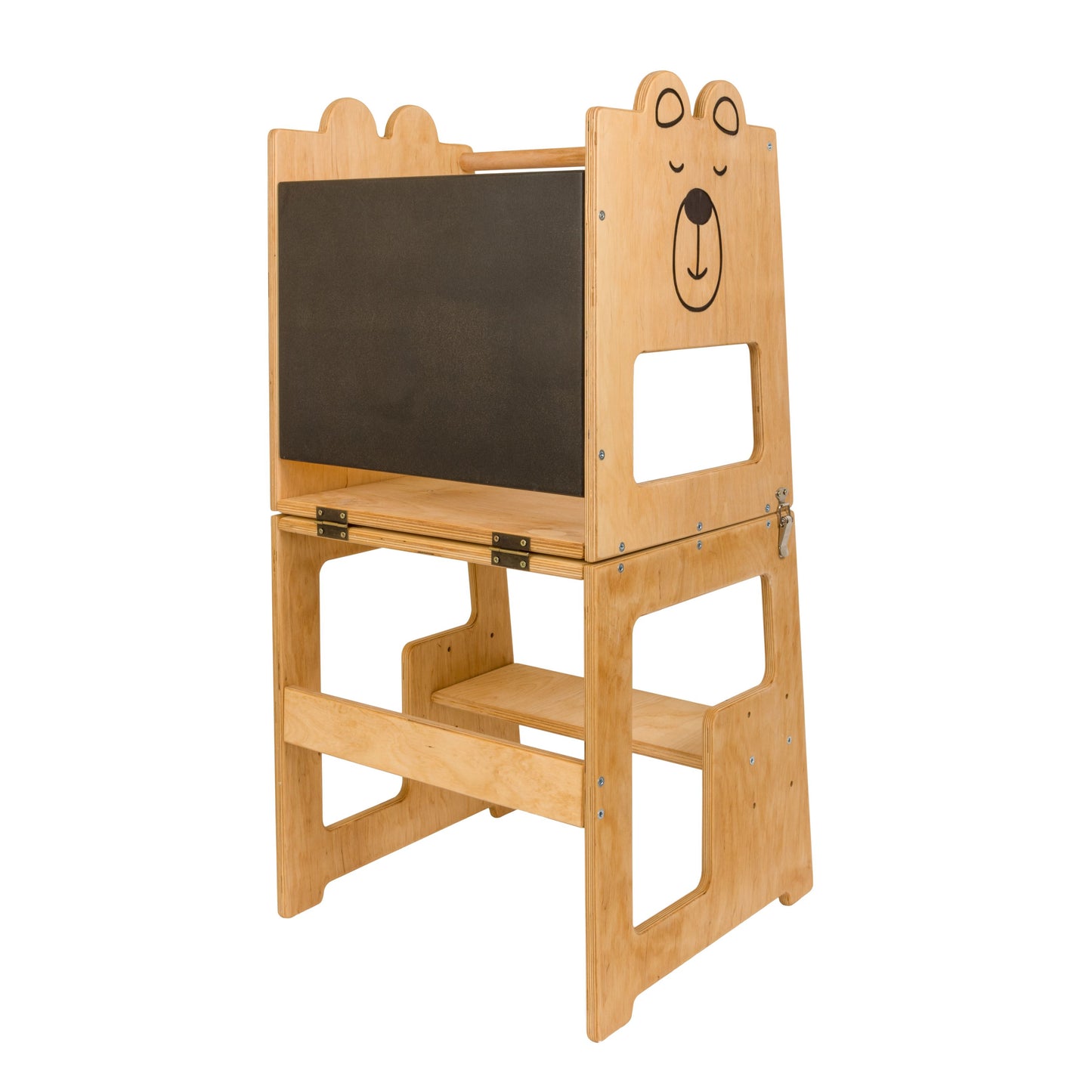 3 în 1: Turn de bucătărie, masă și scaun All-in-One (ursuleț)
