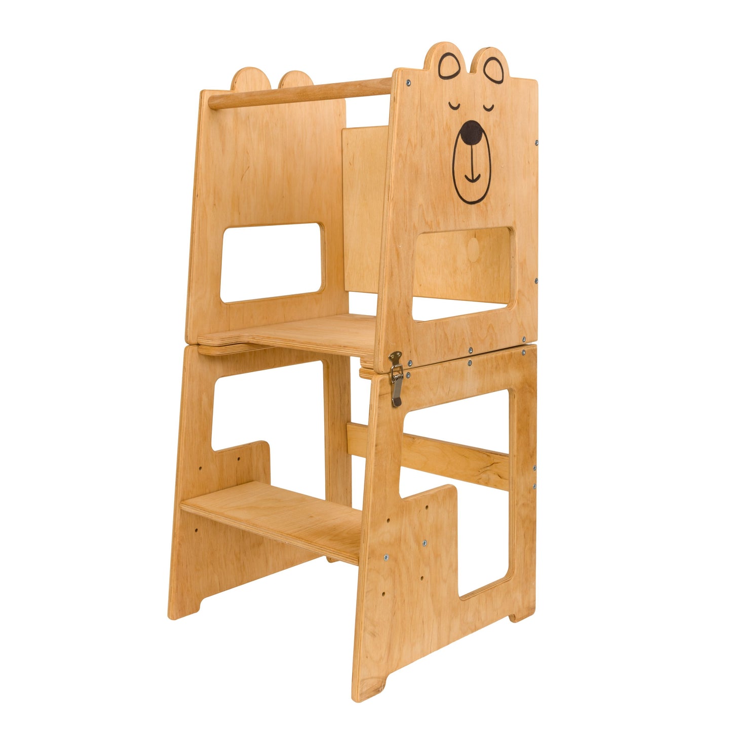3 în 1: Turn de bucătărie, masă și scaun All-in-One (ursuleț)