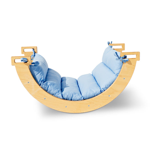 Montessori Baby Rocker Set Arch + Cushion (Min) Bright