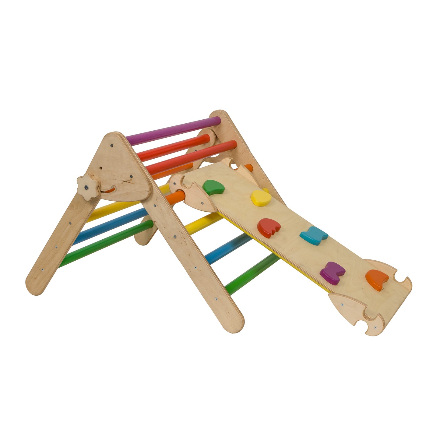 Climber Pikler Triangle Set (Triangle+Ramp) Bright Mini